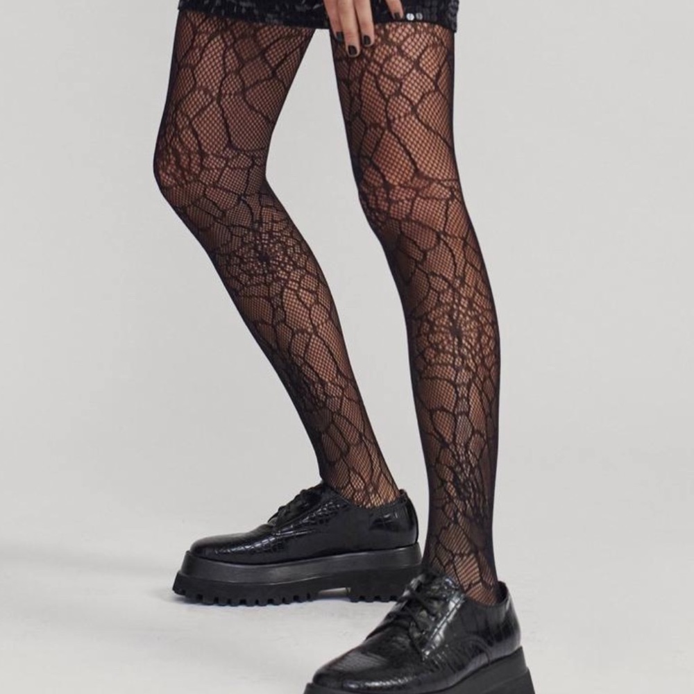 Spiderweb lace tights🕸️